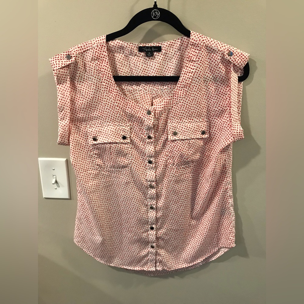 Sleeveless Button Down